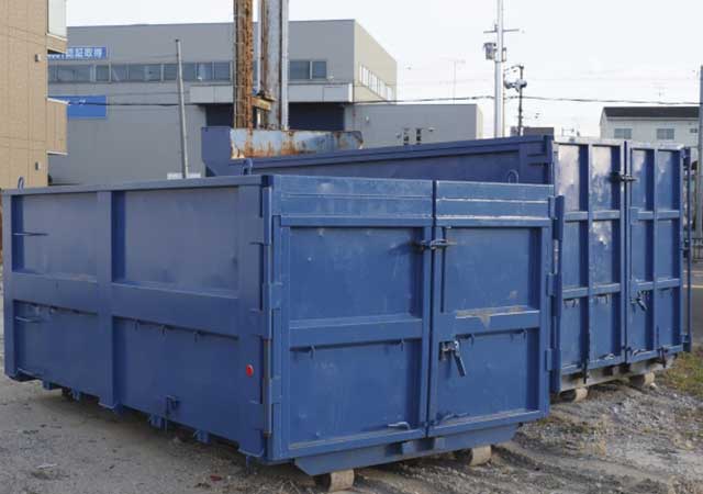 街でよく見かける大きいゴミ箱（バッカン）誰でも利用可能なんです！/岡山県内の方、回収屋さんにご依頼ください